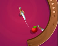 Knife spin Angry Birds HTML5 játék