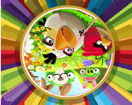 Angry Birds round puzzle játék