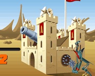 Castle cannon Angry Birds játékok ingyen