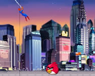 Spiderman save Angry Birds játék